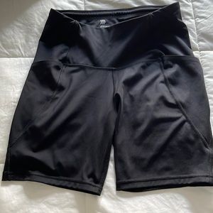 Black biker shorts 8” inseem